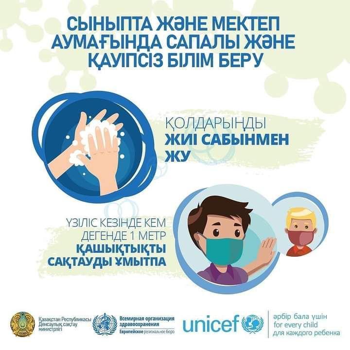Сыныпта және мектеп аумағында  сапалы және қауіпсіз білім беру