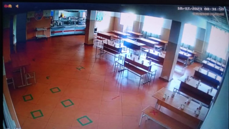 Асханадағы тамақтанатын орындағы камера