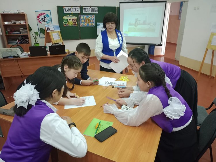 ҚАЗАҚ ЕСЕБІ челленджіне орай ұйымдастырылған сыныптан тыс сабақтар