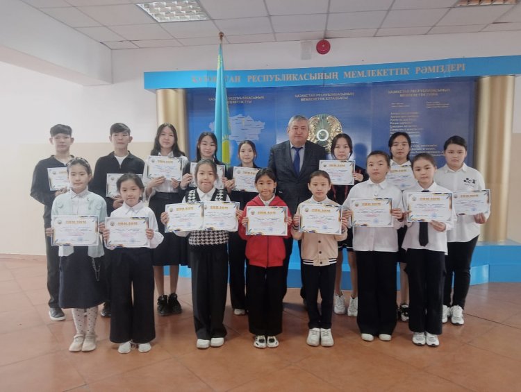 "Өнерліге -өріс кең" атты "Жауқазын -2024" өнер байқауының қатысушылары марапатталды