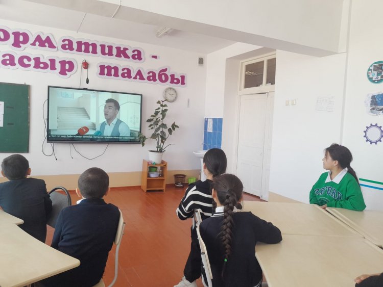 Дүниежүзілік сайлау күніне ақпараттық сабақ