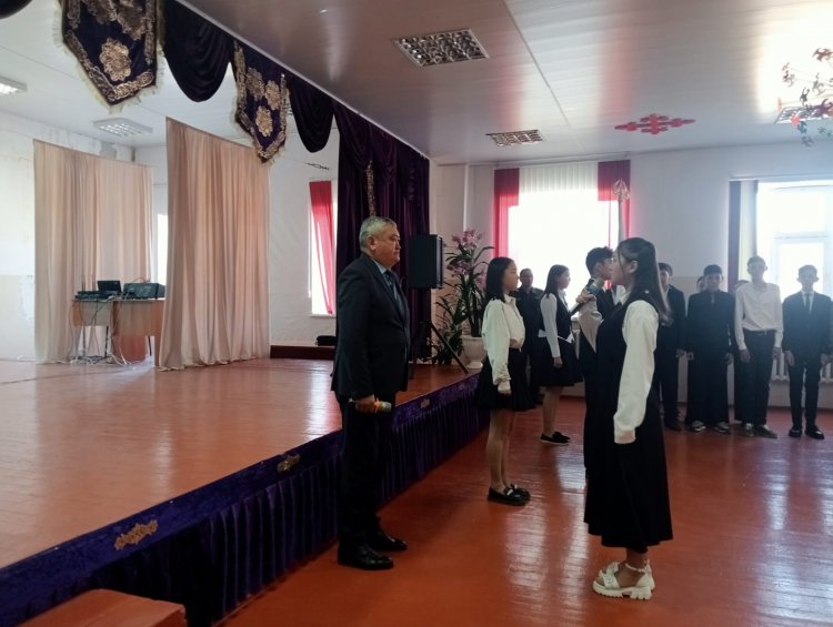 "Жас Ұлан"  ұйымына қабылдау туралы ақпарат